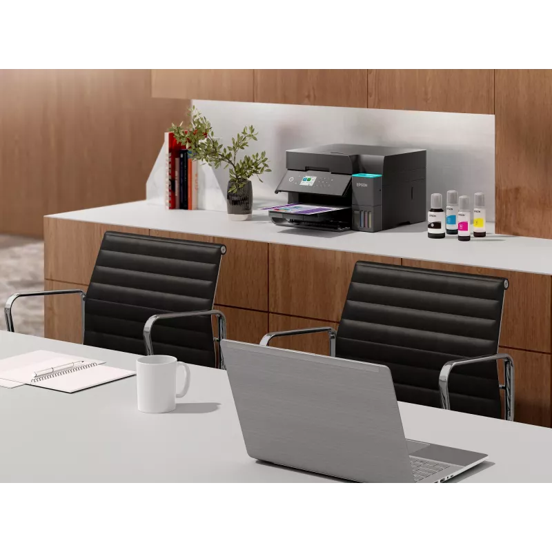 Multifunkčná atramentová tlačiareň Epson EcoTank L6370 — farebná, A4, 4800x1200 DPI, Wi‑Fi, Ethernet
