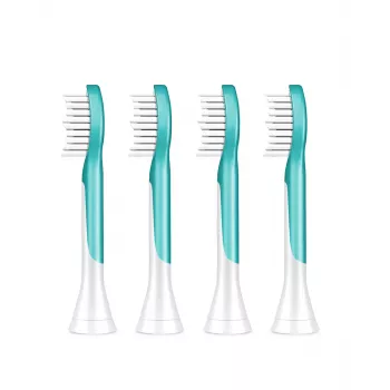 Hlavice na zubnú kefku Philips Sonicare For Kids HX6044/90, 4 ks v balení, modrá/biela, výmena každé 3 mesiace