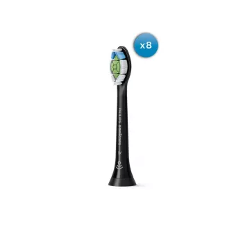 Nástavce na kefky Philips Optimal White HX6068/88 balenie 8 ks čierna