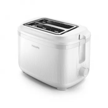 Philips 3000 series hriankovač, 2 plátky, biela, kov, tlačidlá, otočný regulátor, 900 W, 220-240 V
