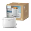 Philips 3000 series hriankovač, 2 plátky, biela, kov, tlačidlá, otočný regulátor, 900 W, 220-240 V