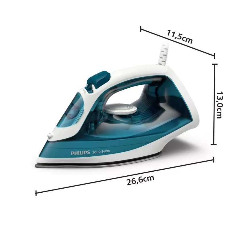Philips 2000er-Serie DST2020/90 parná žehlička keramická podrážka 2000 W Aqua
