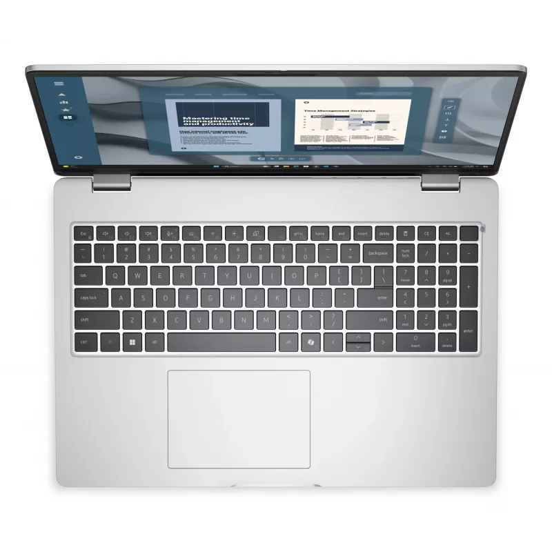 DELL Pro 16 PC16255 AMD Ryzen AI 7 PRO 350 notebook 40,6 cm (16 inch) dotykový displej Full HD+ 32 GB DDR5-SDRAM 512 GB SSD Wi-Fi 6E (802.11ax) Windows 11 Pro platinová