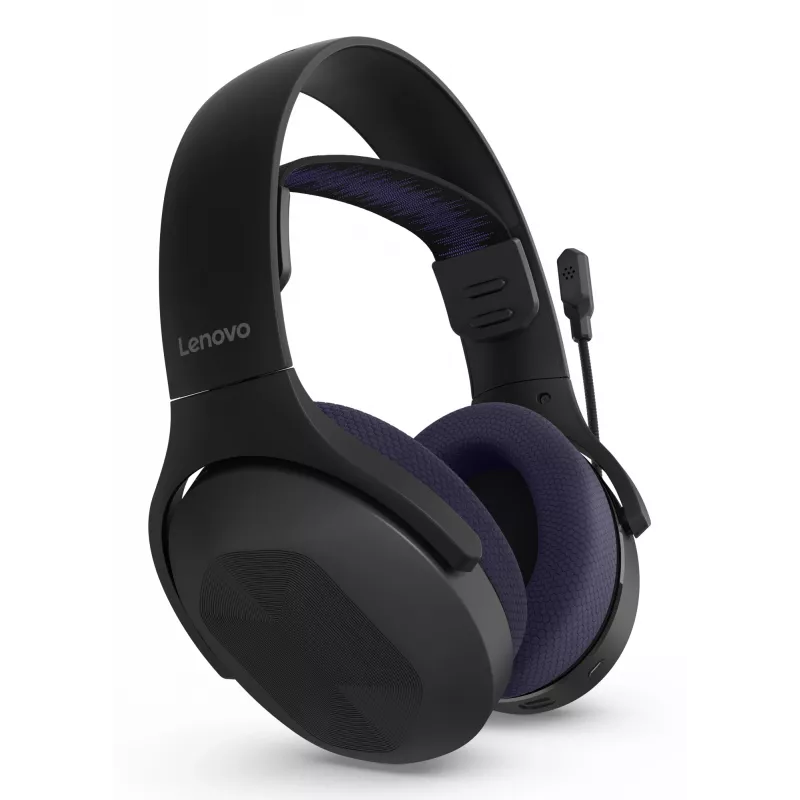 Lenovo Legion H410 slúchadlá bezdrôtové hlavový most gaming USB Type-C Bluetooth čierna, fialová