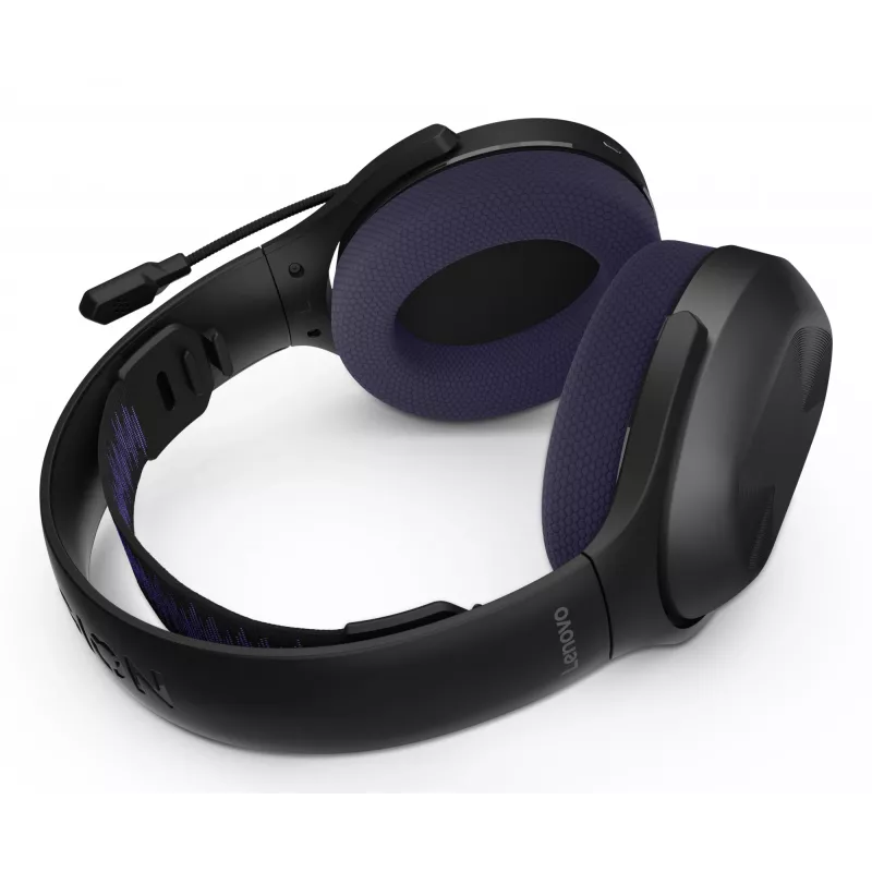 Lenovo Legion H410 slúchadlá bezdrôtové hlavový most gaming USB Type-C Bluetooth čierna, fialová