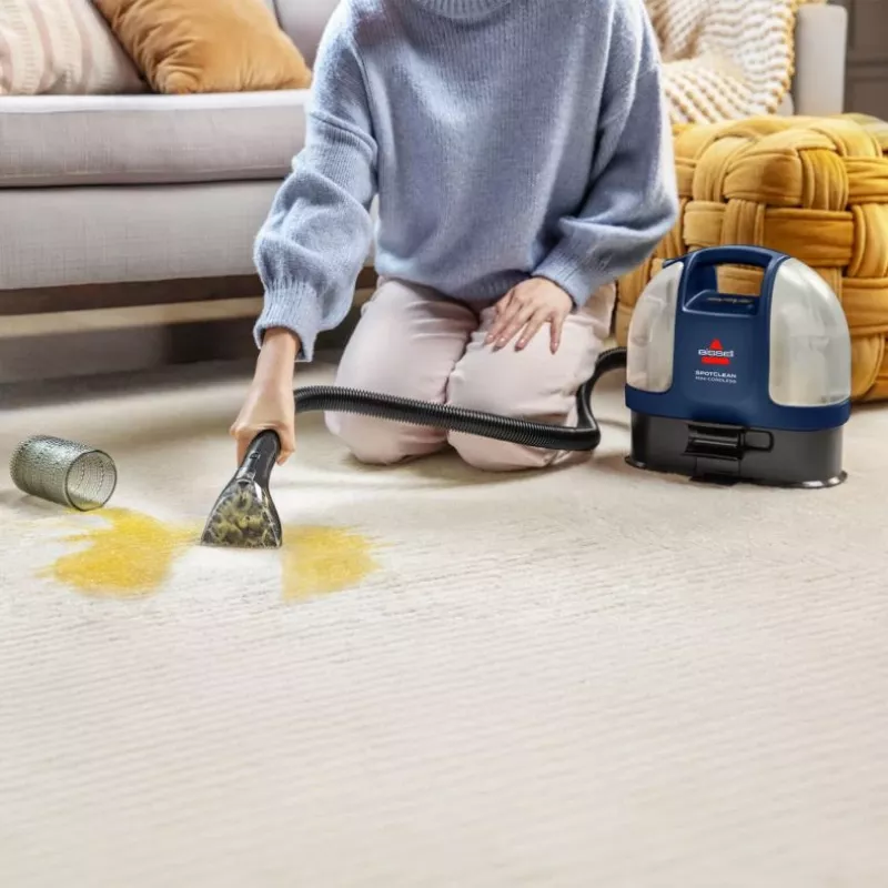 Bissell SpotClean Mini bezdrôtový čistič kobercov ručný prístroj čierna, modrá
