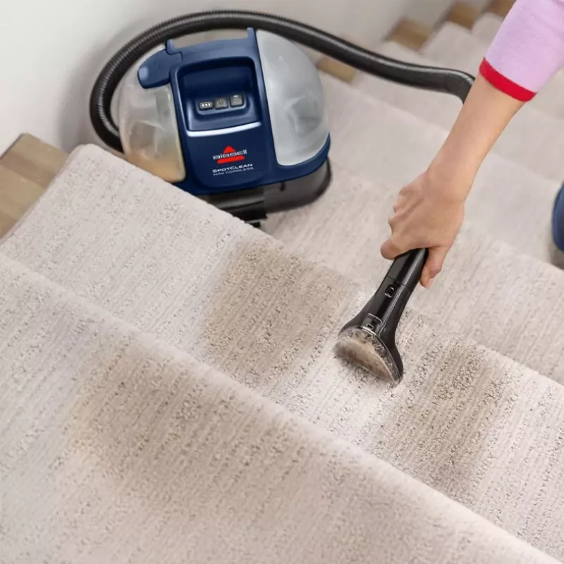 Bissell SpotClean Mini bezdrôtový čistič kobercov ručný prístroj čierna, modrá