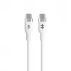 TARGUS silikónový USB-c na USB-c 60w nabíjací kábel 1.5m - biela