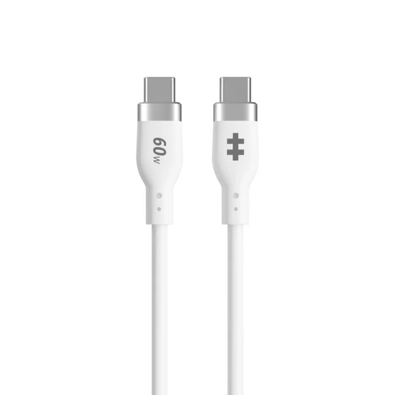 TARGUS silikónový USB-c na USB-c 60w nabíjací kábel 1.5m - biela