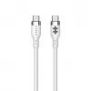 TARGUS silikónový USB-c na USB-c 60w nabíjací kábel 1.5m - biela