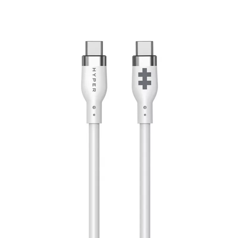 TARGUS silikónový USB-c na USB-c 60w nabíjací kábel 1.5m - biela