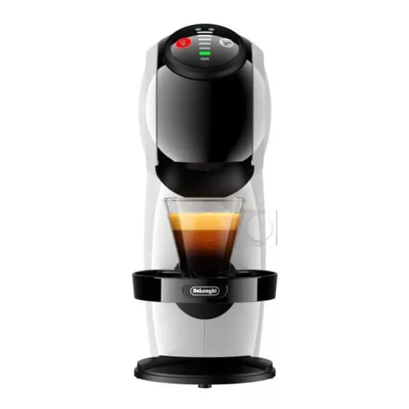 Kapslový kávovar De’Longhi EDG226.W — 0,8 l nádrž na vodu, 15 bar tlak, 1400 W, biela