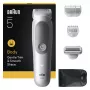 Braun Series 5 zastrihávač/strúhadlo na chlpy na tele, svetlosivá