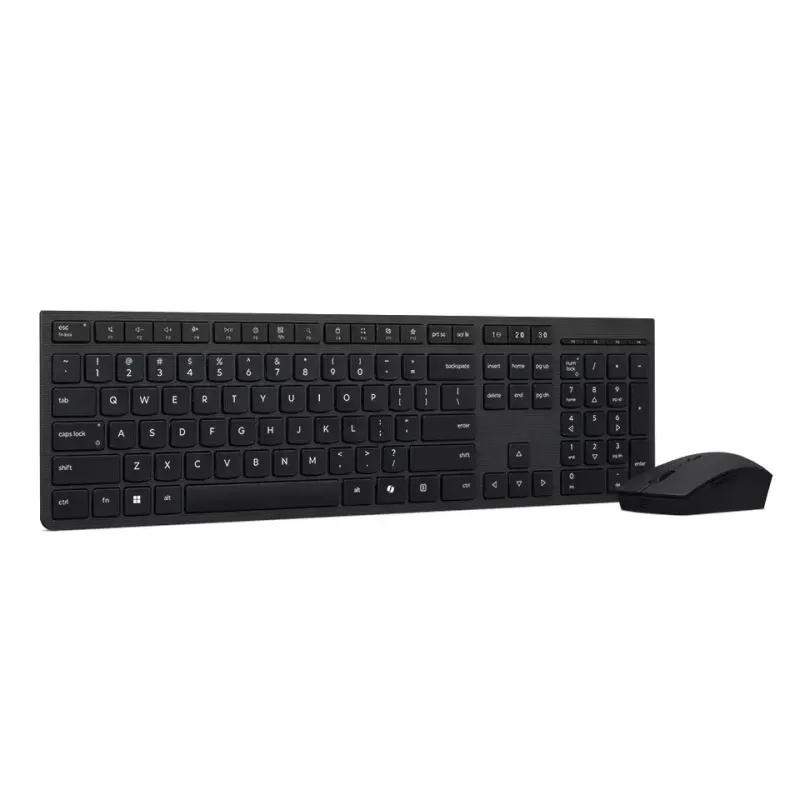 Lenovo 4X31R64357 klávesnica myš vrátane Office RF Wireless + Bluetooth QWERTY Nordická sivá