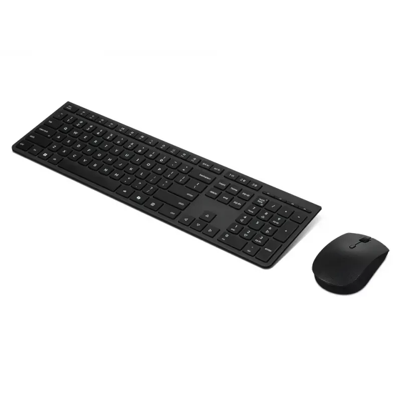 Lenovo 4X31R64357 klávesnica myš vrátane Office RF Wireless + Bluetooth QWERTY Nordická sivá