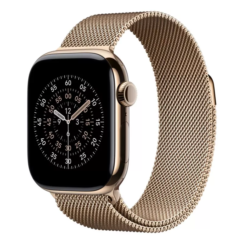 APPLE 42 mm zlatý remienok Milanese
