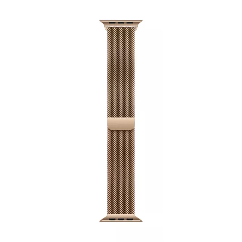 Remienok Apple 46 mm zlatý Milanese Loop M/L smartwatch zlatý