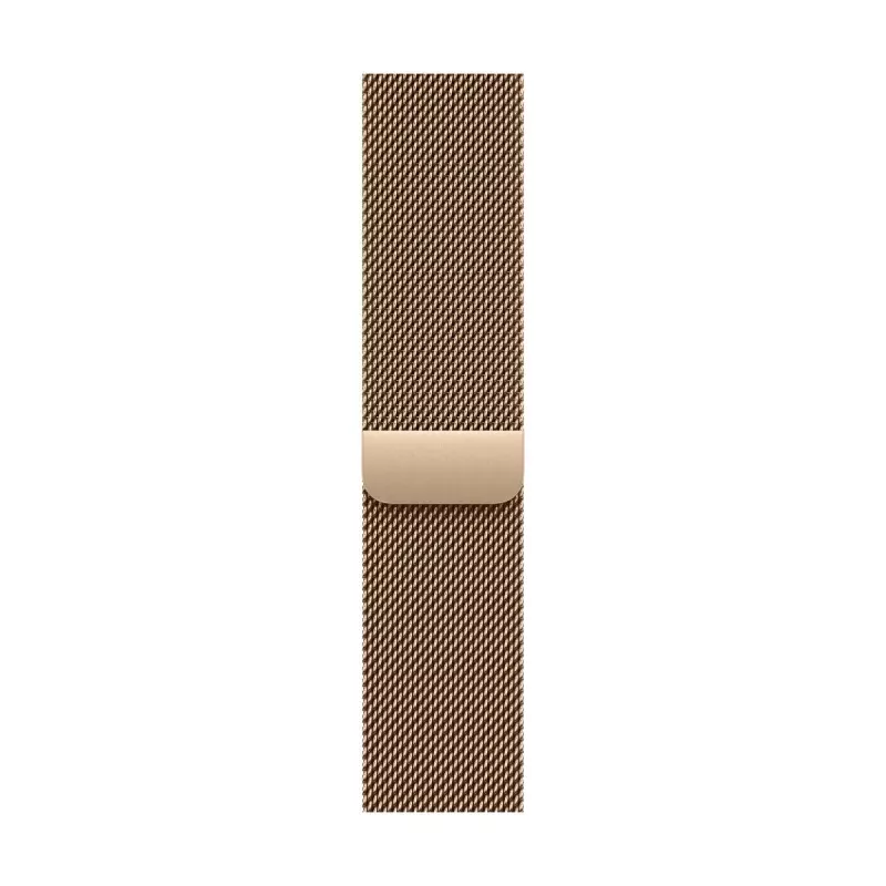 Remienok Apple 46 mm zlatý Milanese Loop M/L smartwatch zlatý