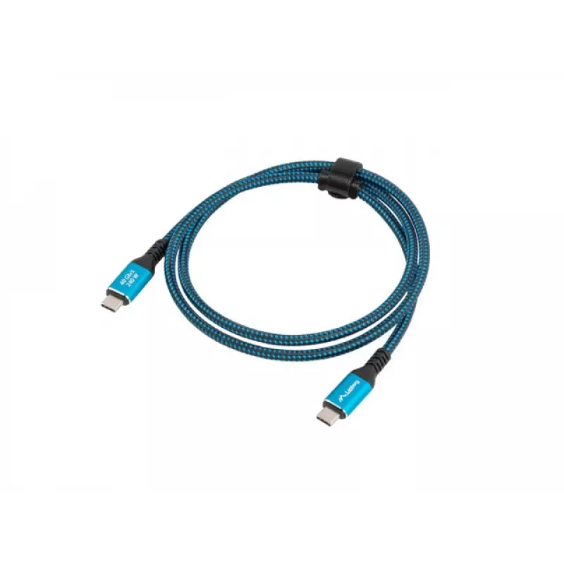 Lanberg CA-CMCM-44CU-0005-BK kábel USB-C M/M USB4 0,5 m, 240 W, 8K 60 Hz