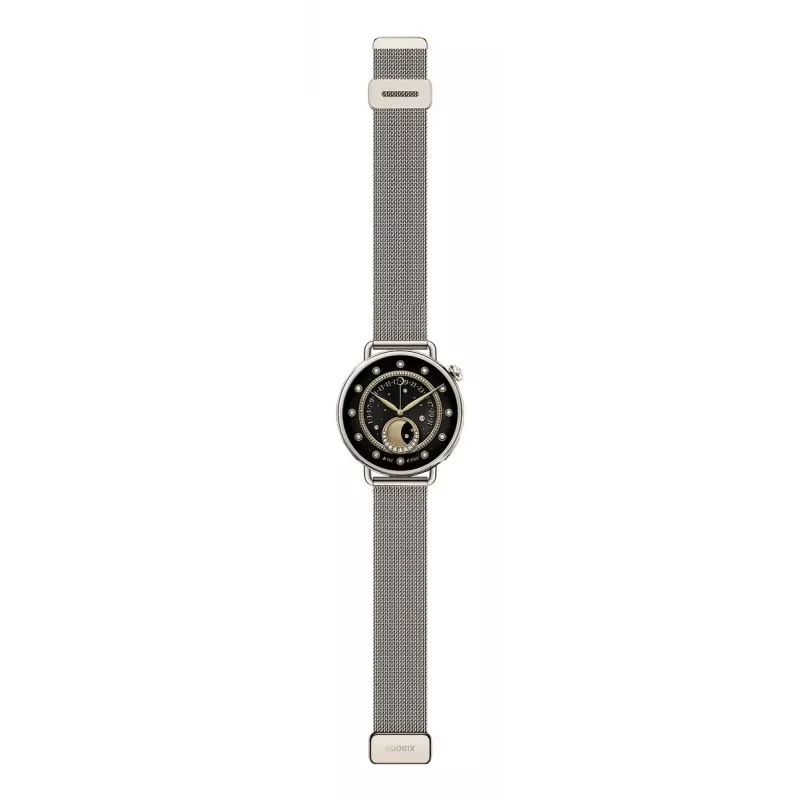 Xiaomi Watch S4 41 mm inteligentné hodinky, 1,32" AMOLED 466x466, GPS, NFC, 5 ATM, milánsky remienok, Sunset Gold