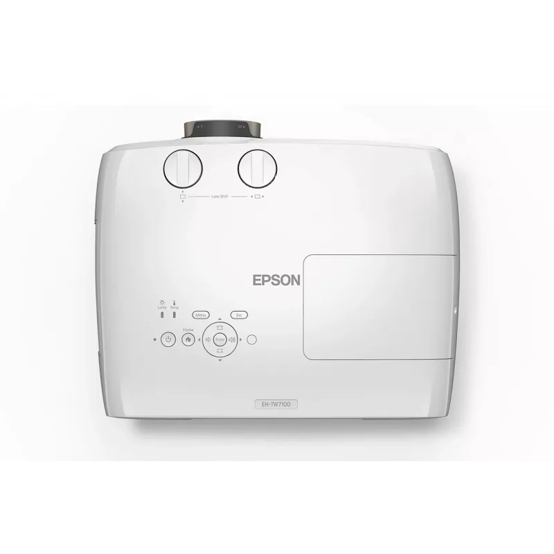 Epson EH-TW7100 štandardný projektor 3000 ANSI lumenov 3LCD UHD 4K (3840x2160) 3D biely
