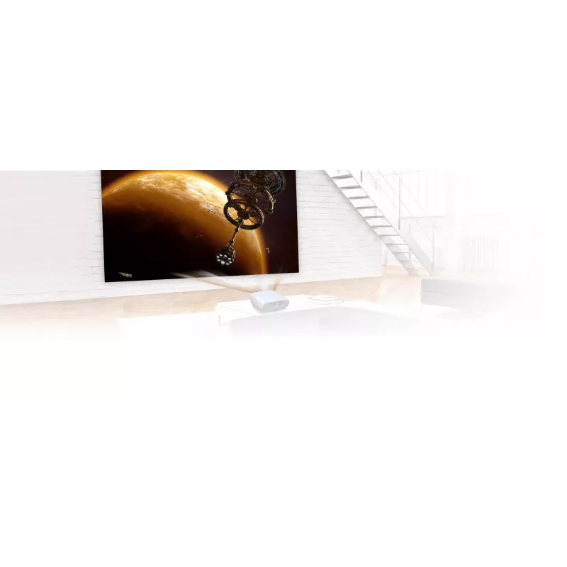 Epson EH-TW7100 štandardný projektor 3000 ANSI lumenov 3LCD UHD 4K (3840x2160) 3D biely
