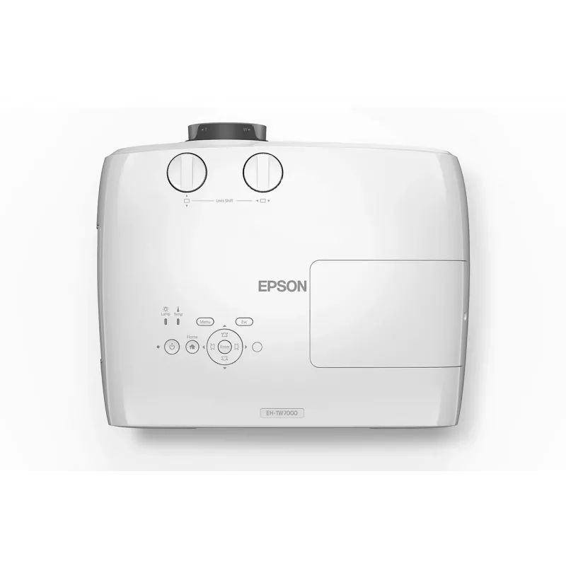Epson EH-TW7000 štandardný projektor 3000 ANSI lumenov 3LCD UHD 4K (3840x2160) 3D biely