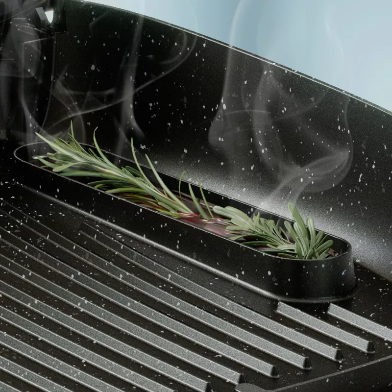 Elektrický gril Philips HD6212/90 2400 W, 2-zónový samostatne stojaci gril, 1250 cm² hliníkový povrch, max. 220 °C