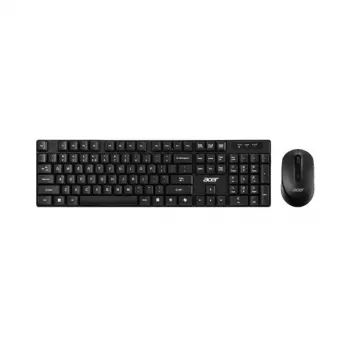 Acer GP.ACC11.03M klávesnica s myšou, Home Office, USB, čierna, sivá