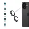 FIXED sklo kamery pre Apple iPhone 17 — sklo čierne