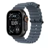 APPLE 49mm Anchor blue Ocean Band – čierny titánový povrch
