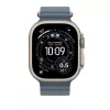 Remienok Apple Natural Titanium Finish MGCC4ZM/A modrý fluórelastomer 49 mm