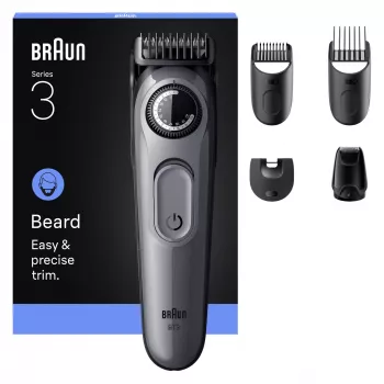 Braun BeardTrimmer 3 80789789 zastrihávač brady AC/batéria 20 2 cm čierny
