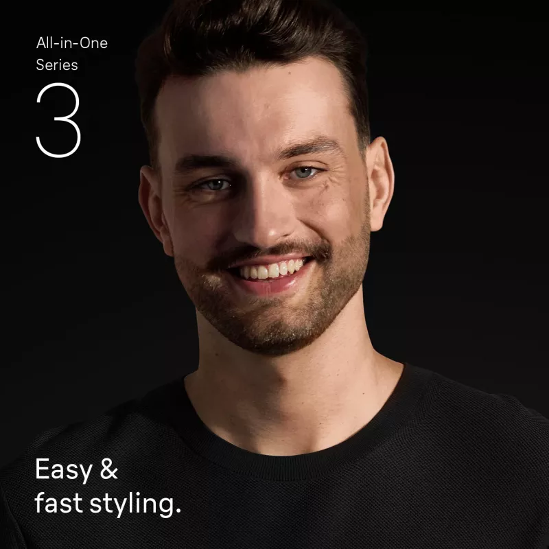Braun AIO3560 zastrihávač vlasov/strojček čierny 14 nikel-metalhydrid (NiMH)