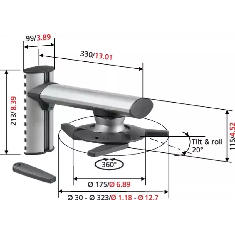 Vogel's EPW 6565 – nástenný držiak projektora