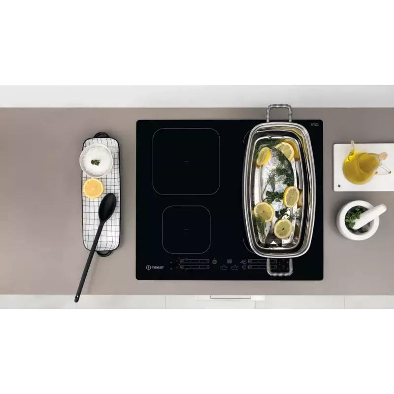 Indesit IB 65B60 NE čierna vstavaná 59 cm indukčná varná doska 4 zóny