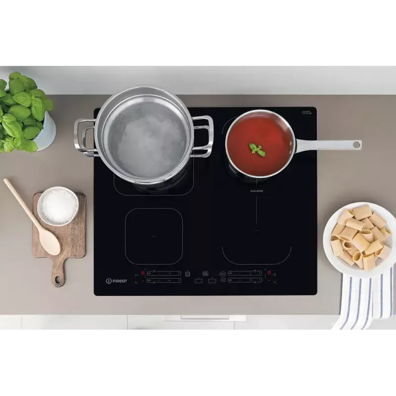 Indesit IB 65B60 NE čierna vstavaná 59 cm indukčná varná doska 4 zóny