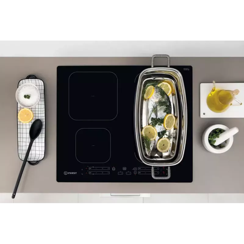 Indesit IB 65B60 NE čierna vstavaná 59 cm indukčná varná doska 4 zóny