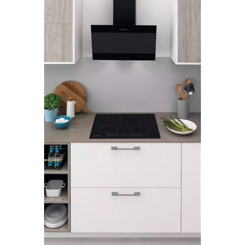 Indesit IB 65B60 NE čierna vstavaná 59 cm indukčná varná doska 4 zóny