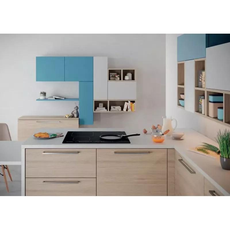 Indesit IB 65B60 NE čierna vstavaná 59 cm indukčná varná doska 4 zóny
