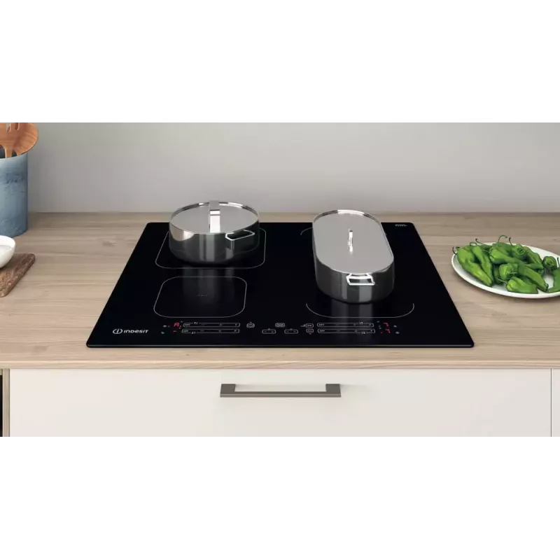 Indesit IB 65B60 NE čierna vstavaná 59 cm indukčná varná doska 4 zóny