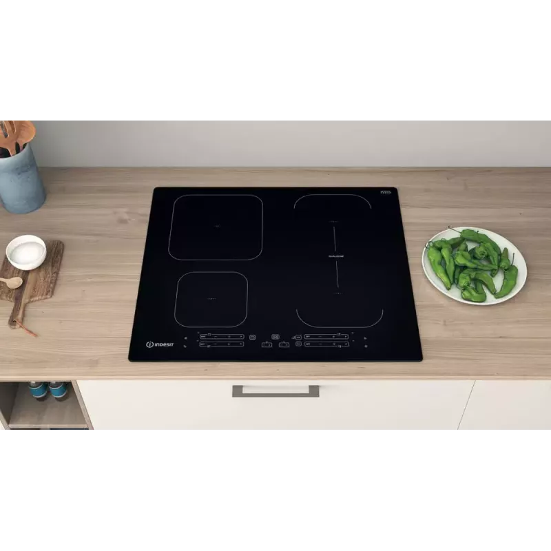 Indesit IB 65B60 NE čierna vstavaná 59 cm indukčná varná doska 4 zóny