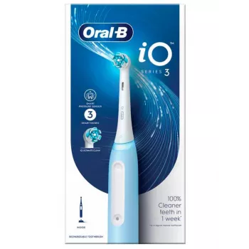 Oral-B IOSERIES3ICE elektrická zubná kefka pre dospelých rotačno-oscilačná zubná kefka modrá