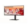 Monitor LG 34BA75QE-B 34 inch Wide Quad HD (3440 x 1440) IPS zakrivený, 5 ms, USB-C, VESA, reproduktory
