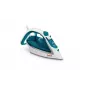 Tefal EasyGliss Plus FV5718 žehlička parná žehlička Durilium žehliaca plocha 2400 W tyrkysová, biela