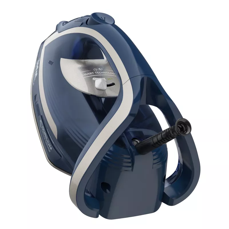 Tefal Smart Protect Plus FV6872 parná žehlička Durilium Airglide žehliaca plocha 2800 W modrá