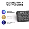 Logitech Pebble Keys 2 K380s klávesnica univerzálna RF bezdrôtová + Bluetooth QWERTY US International grafitová