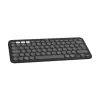 Logitech Pebble Keys 2 K380s klávesnica univerzálna RF bezdrôtová + Bluetooth QWERTY US International grafitová
