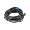 HDMI kábel LANBERG CA-HDMI-20CU-0200-BK — 20 m, HDMI 2.0, 18 Gbit/s, 4K (2160p), 144 Hz, ARC, Ethernet, pozlátený