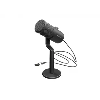 Káblový PC mikrofón GENESIS Radium 350D – USB Type-A/Type-C, -48 dB citlivosť, 16–14 000 Hz, 2,5 m kábel, čierny
